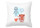 Poszewka na poduszkę dla dziecka z robotami robot (1)