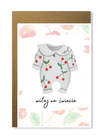 Kartka na prezent narodziny dziecka minimalistyczna (1)
