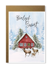 Kartka świąteczna skandynawska rustykalna rudolf (1)