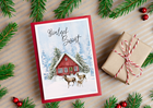 Kartka świąteczna skandynawska rustykalna rudolf (2)