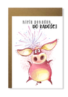 Kartka śmieszna świnka na prezent dla koleżanki (1)