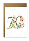  Kartka na urodziny z wiekiem kwiatowa minimalistyczna (6)