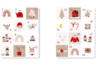 Naklejki świąteczne na kalendarz adwentowy eko XL (1)