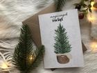 Kartka świąteczna święta z choinką minimalistyczna (3)