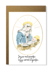 Kartka na święta Jezus i Maryja Boże Narodzenie (1)