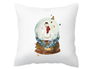 Poszewka na poduszkę kula śnieżna bałwan prezent (1)