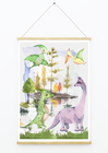 Plakat do pokoju dziecka z dinozaurami dino  (1)