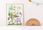 Plakat do pokoju dziecka z dinozaurami dino  (2)