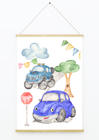 Plakat do pokoju dziecka z samochodami słodki (1)