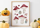 Plakat jesienny na jesień z grzybkami słodki salon (2)